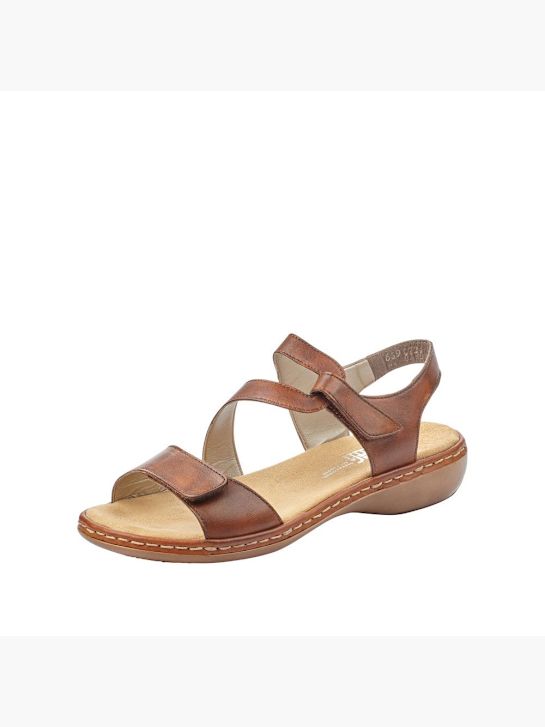 rieker sandale braun deichmann