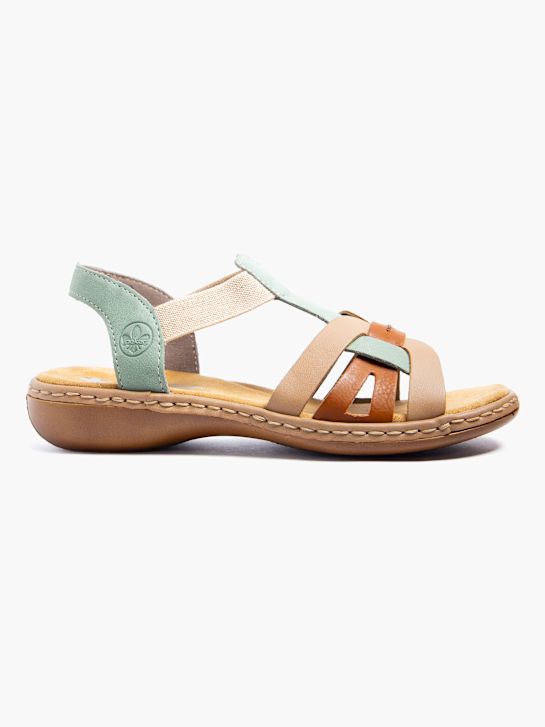 rieker sandale beige deichmann
