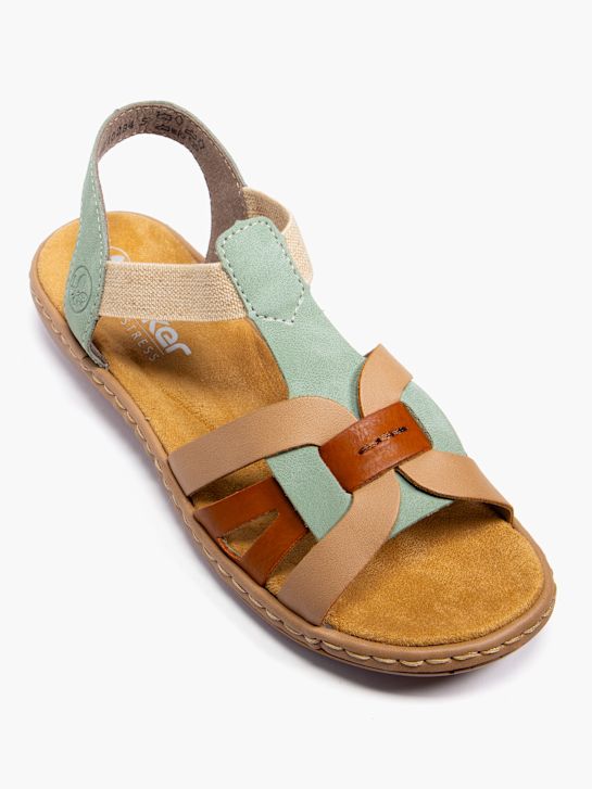 rieker sandale beige deichmann