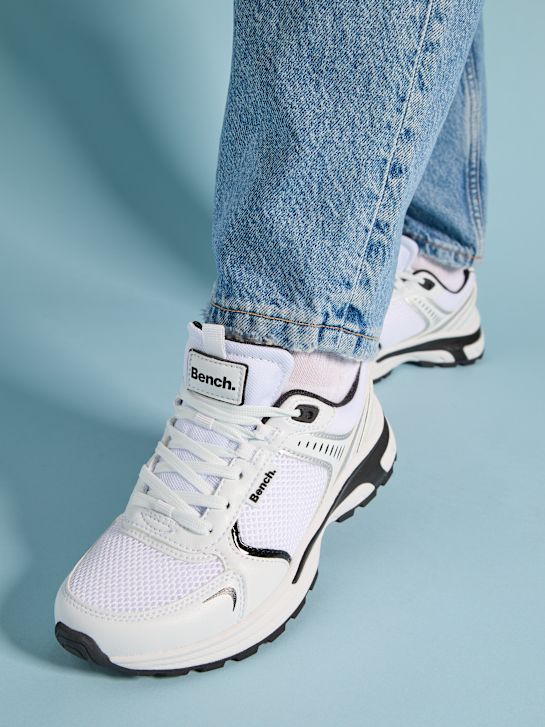 bank trainers white deichmann