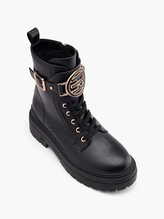 esprit lace-up boot black deichmann