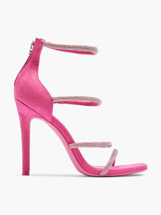 catwalk heels sandale rosa deichmann