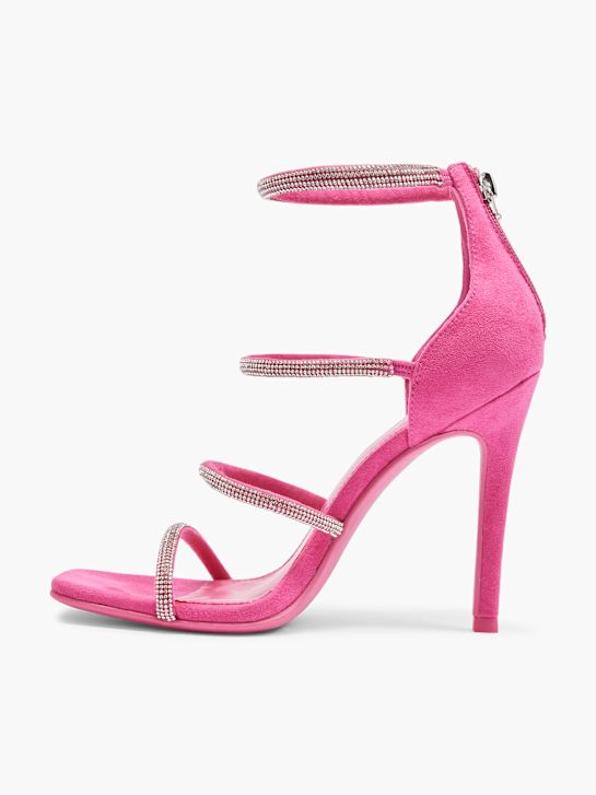 catwalk heels sandale rosa deichmann
