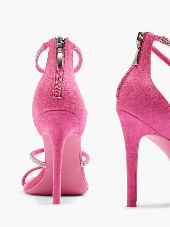 catwalk heels sandale rosa deichmann