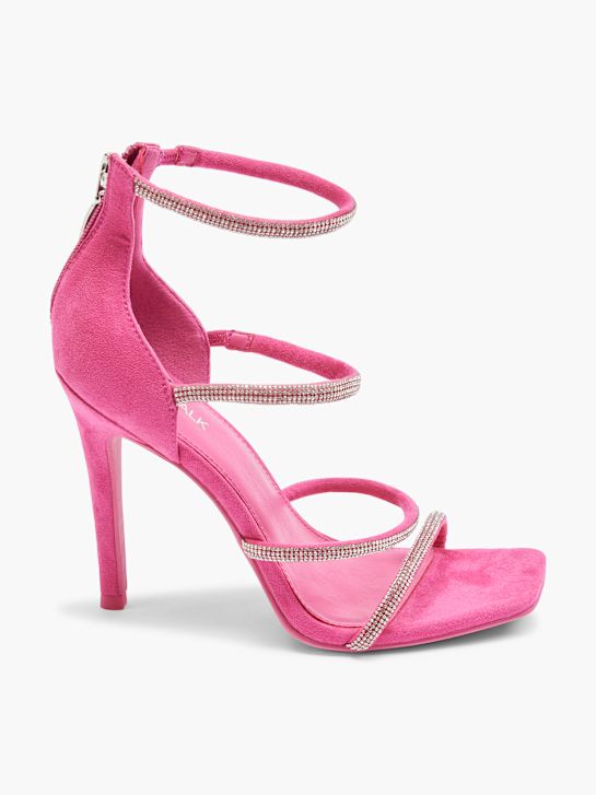 catwalk heels sandale rosa deichmann