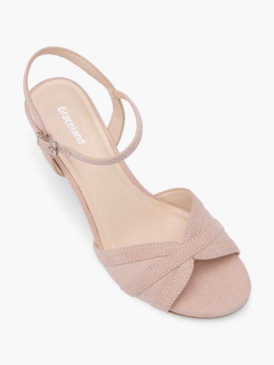 graceland heeled sandale rosa deichmann