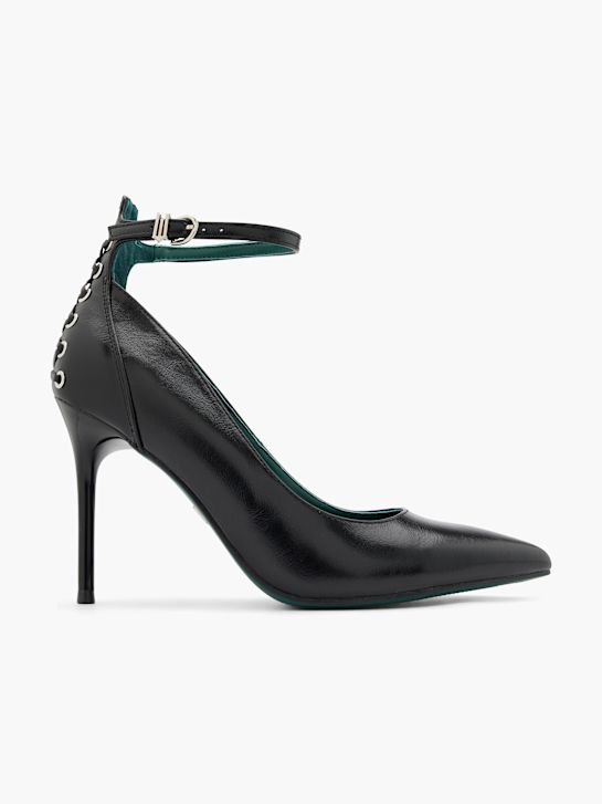 wicked geschnallt ferse schwarz deichmann