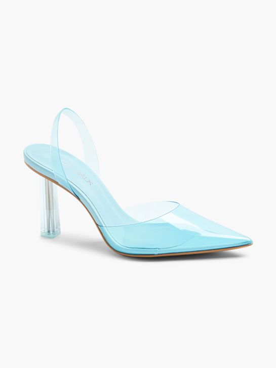 catwalk slingback ferse blau deichmann