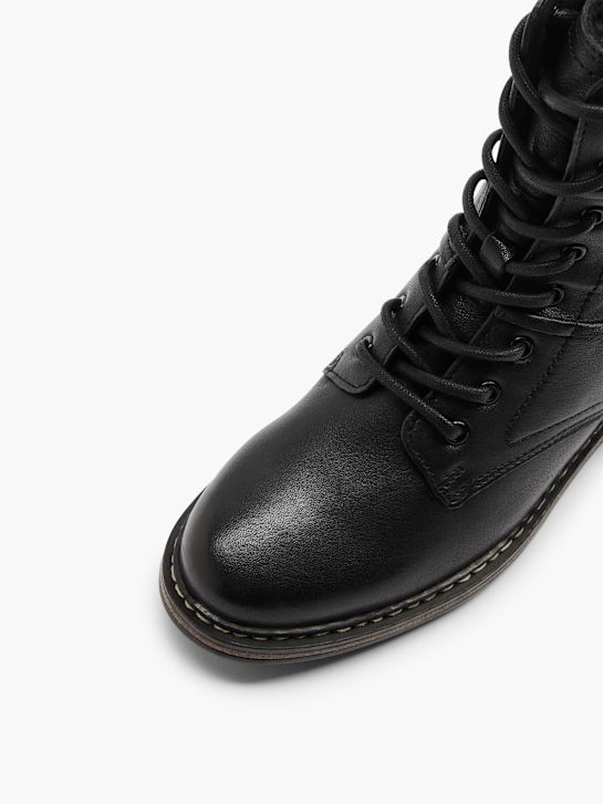 5th avenue laced ankle boot black deichmann