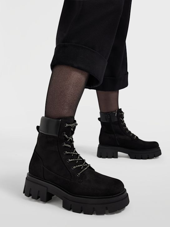 catwalk lace-up boot black deichmann