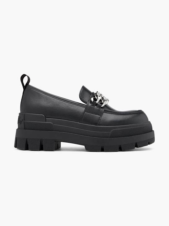 buffalo loafer in schwarz deichmann