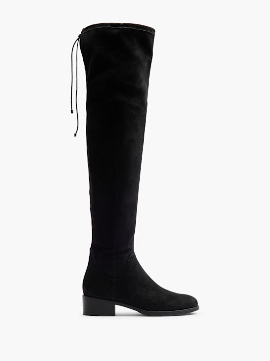 graceland overknee-stiefel schwarz deichmann