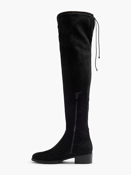 graceland overknee-stiefel schwarz deichmann