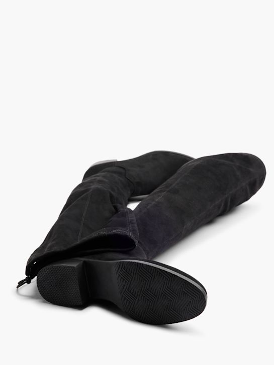 graceland overknee-stiefel schwarz deichmann