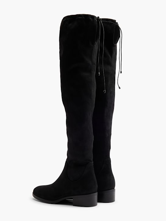 graceland overknee-stiefel schwarz deichmann