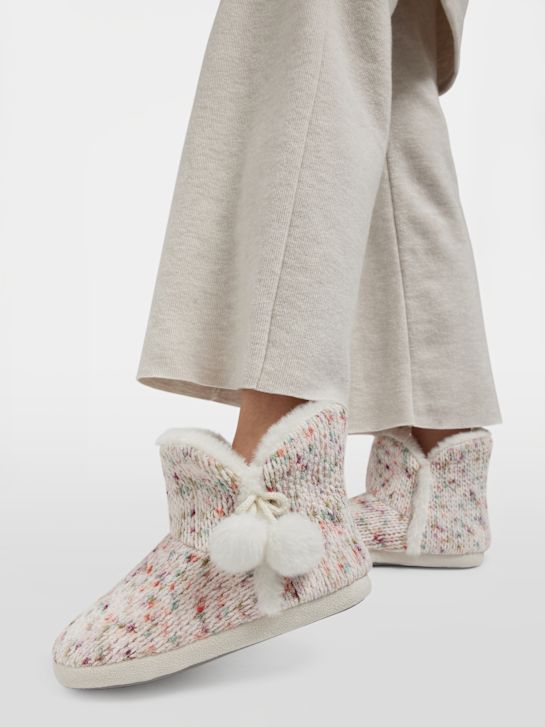 casa mia plüsch slipper rosa deichmann