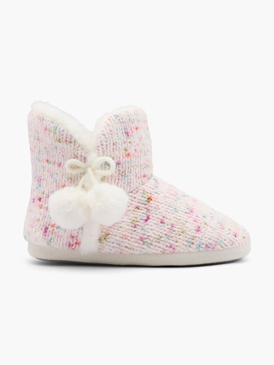 casa mia plüsch slipper rosa deichmann