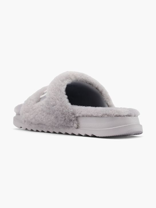 esprit plüsch pantoffel grau deichmann