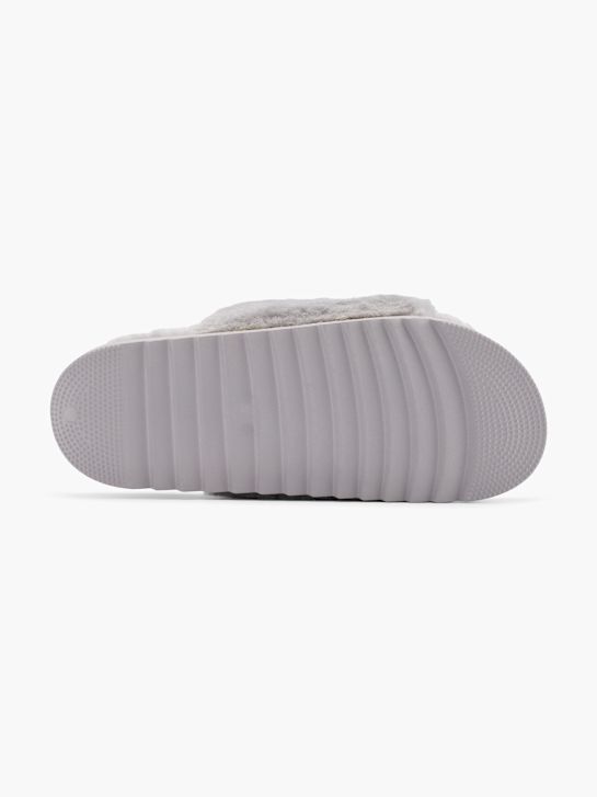 esprit plüsch pantoffel grau deichmann