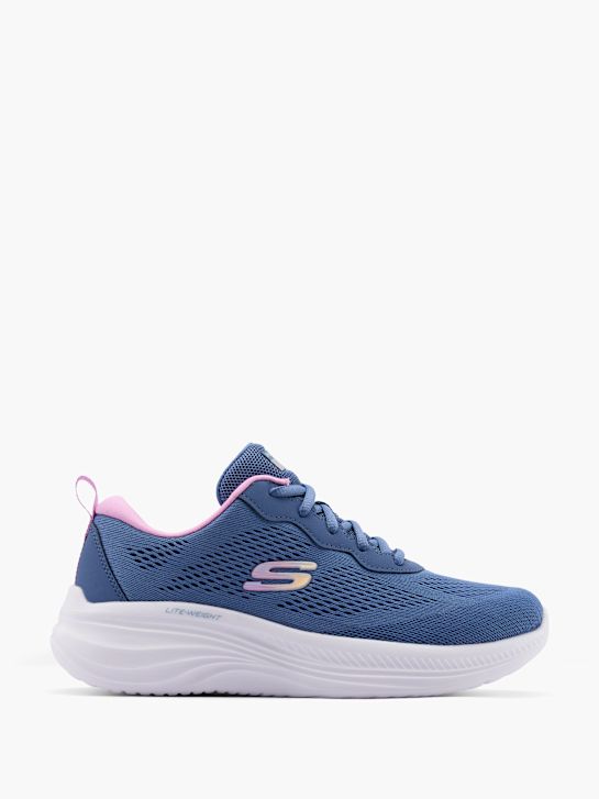 skechers lite-schaum v trainer blau deichmann