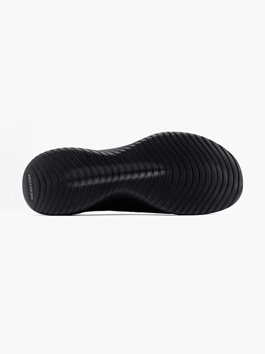 skechers zinergy slip-on trainers black deichmann