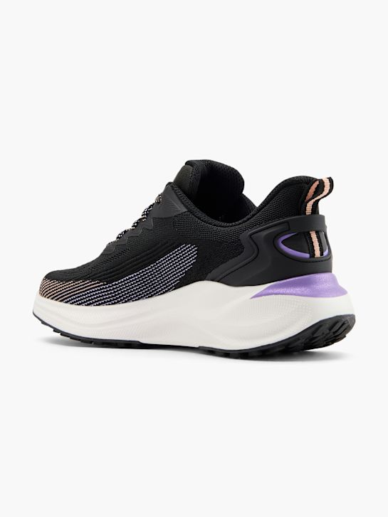 skechers schwitzen slip-on trainers black deichmann