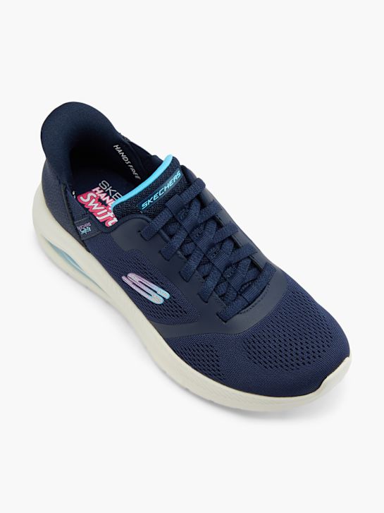 skechers con air amp swift-fit-trainer blau deichmann