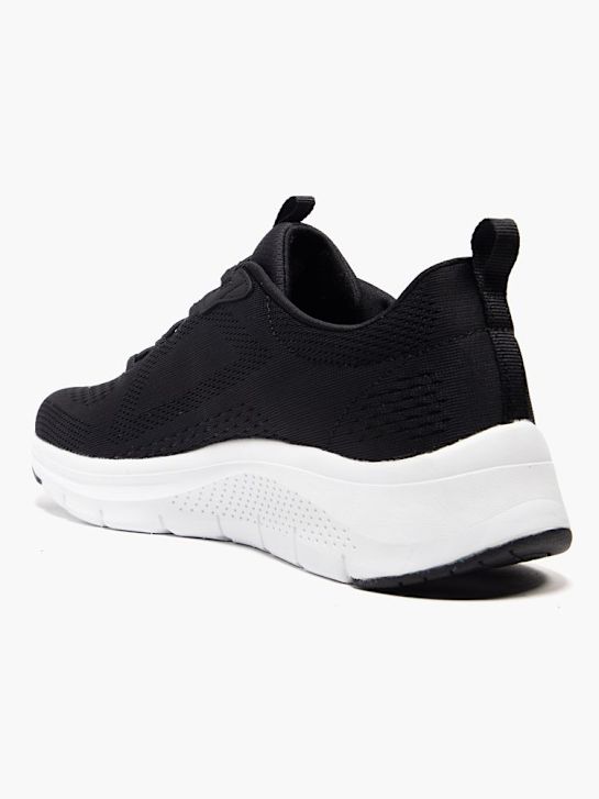 skechers arch komfort slip-on trainers black deichmann