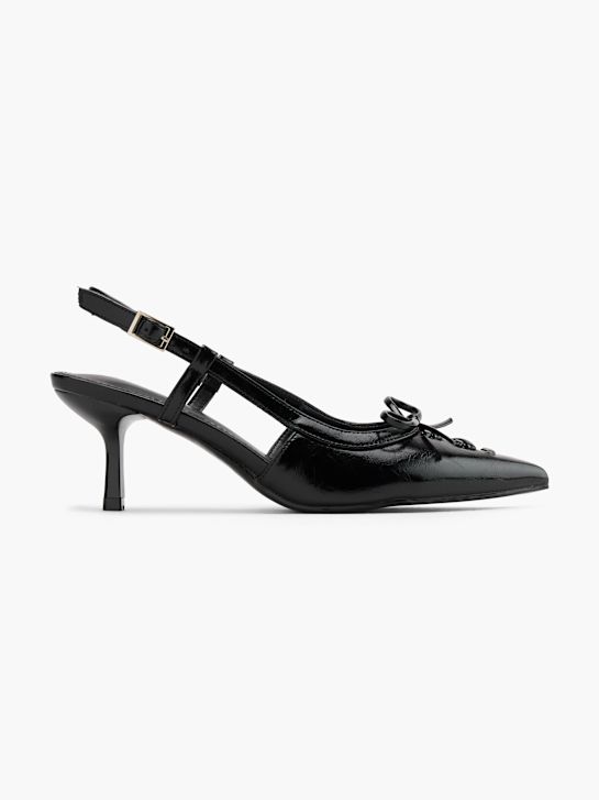 catwalk slingback ferse schwarz deichmann
