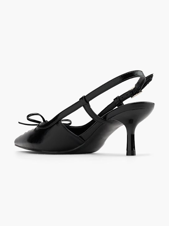 catwalk slingback ferse schwarz deichmann