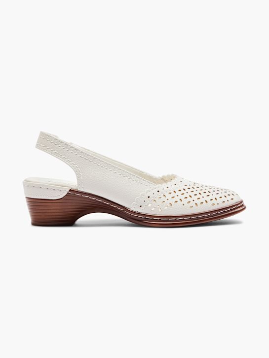 easy street slingback ferse weiß deichmann