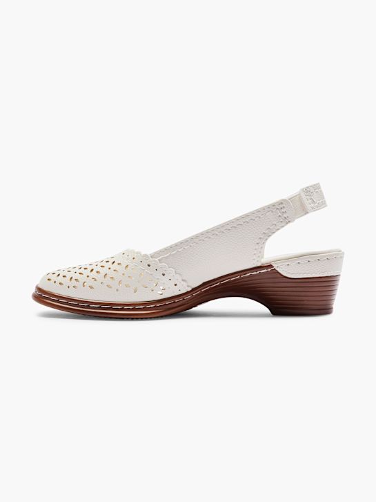 easy street slingback ferse weiß deichmann