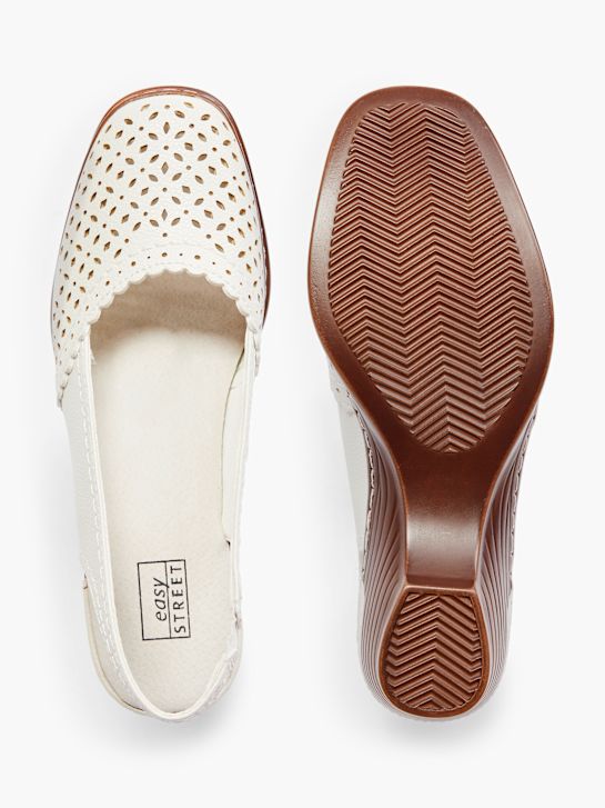 easy street slingback ferse weiß deichmann