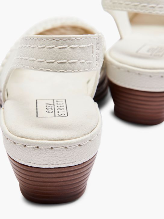 easy street slingback ferse weiß deichmann