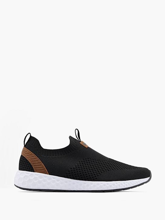 bench slip-on trainers black deichmann