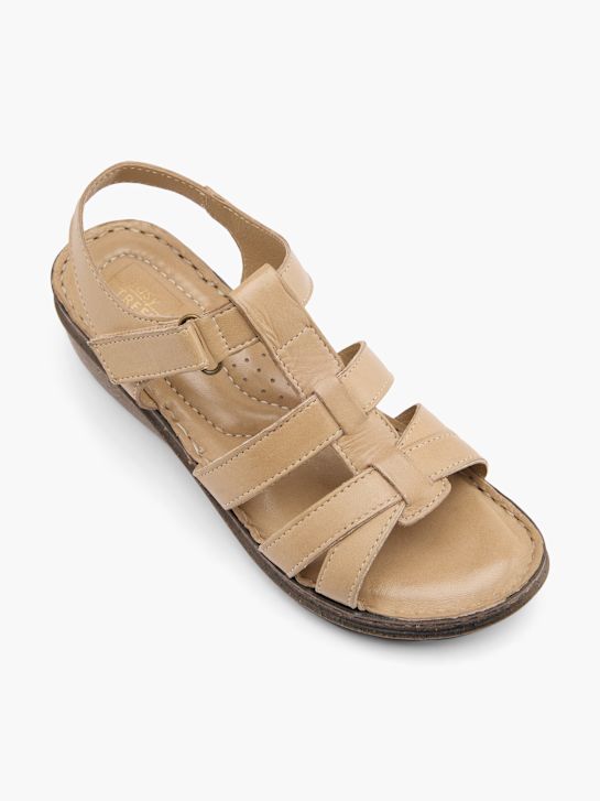 easy street heeled sandal beige deichmann
