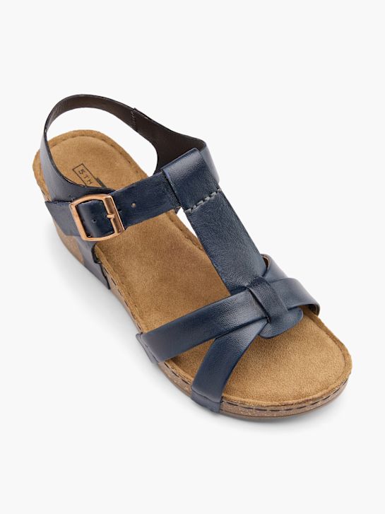 easy street heeled sandal blau deichmann