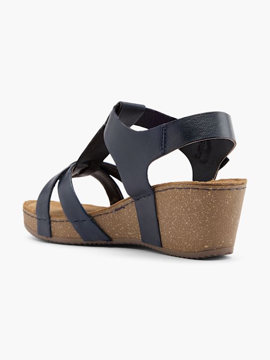 easy street heeled sandal blau deichmann