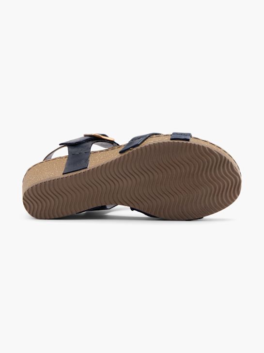 easy street heeled sandal blau deichmann