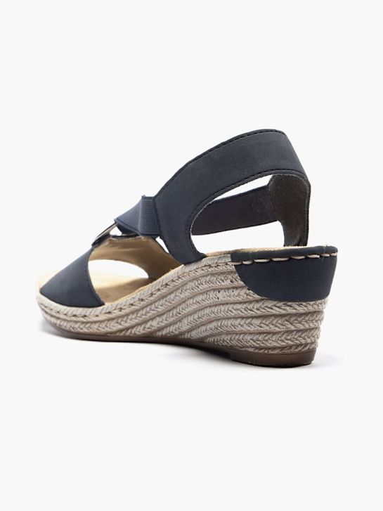 rieker heeled sandal blau deichmann
