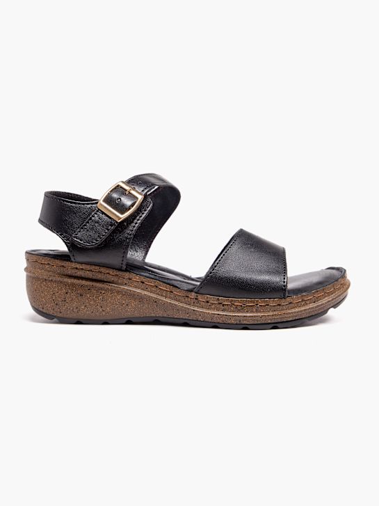 easy street heeled sandal black deichmann
