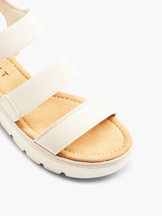 esprit heeled sandal beige deichmann