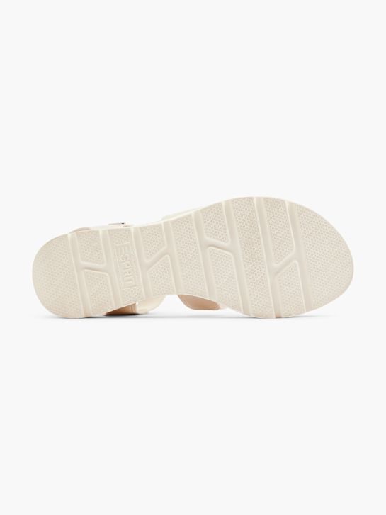 esprit heeled sandal beige deichmann