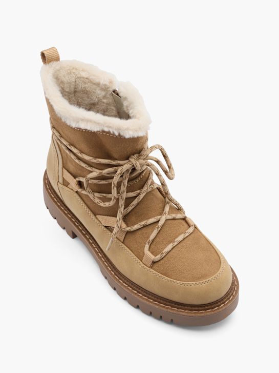catwalk lace-up boot brown deichmann