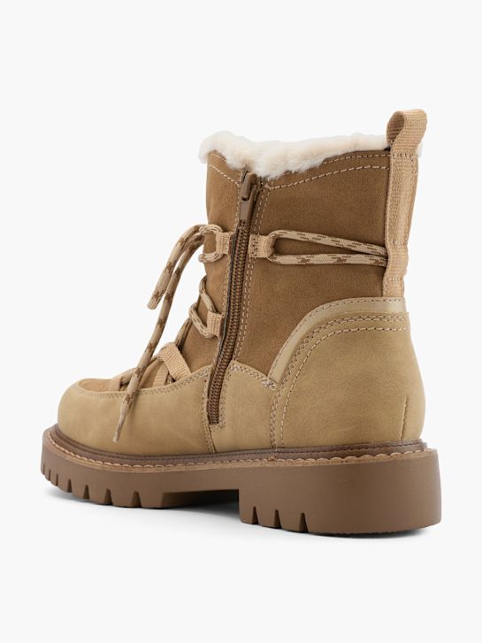catwalk lace-up boot brown deichmann