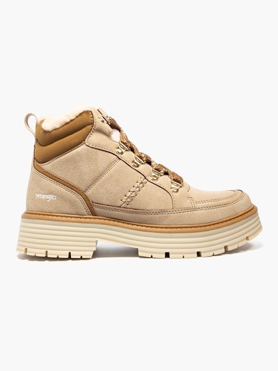 wrangler lace-up boot-beige deichmann