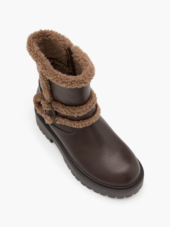 catwalk winter boot brown deichmann